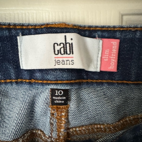 Cabi Reconstructed Patchwork Boyfriend Jean Size 10 EUC - Picture 6 of 11